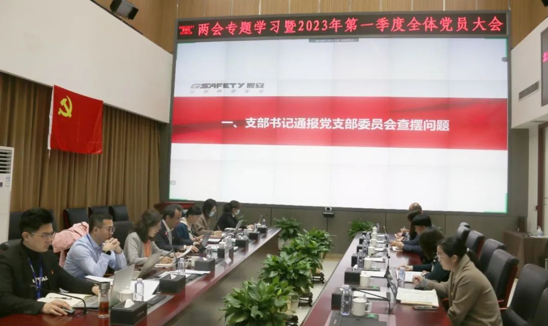 學兩會精神 聚奮進力量 | 辰安科技黨總支召開兩會專題學習大會